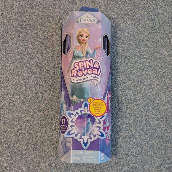 Disney Other - Disney Frozen Elsa Fashion Doll Set Spin & Reveal 11 Surprise Accessories